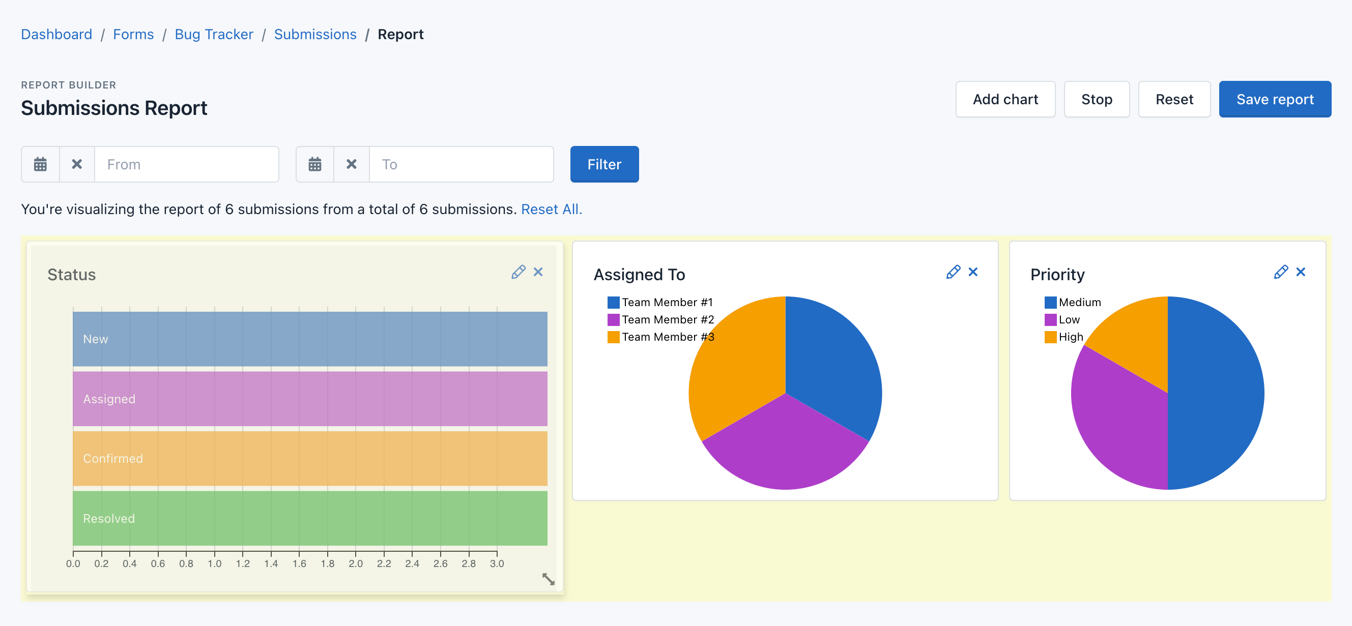 Report Builder - Resize a Chart